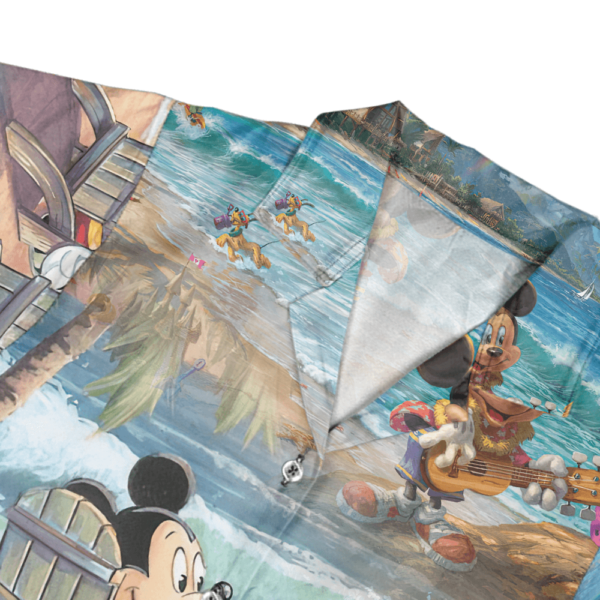 Áo sơ mi hoạ tiết spcc002 Chuột Mickey