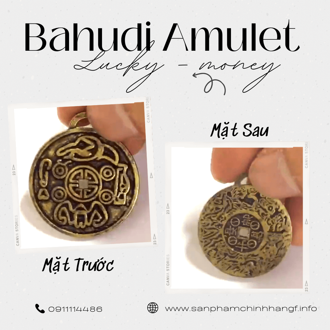 Bahudi Amulet Bùa Hộ Mệnh Mang Lại May Mắn Tài Lộc thỉnh từ Ấn Độ ...