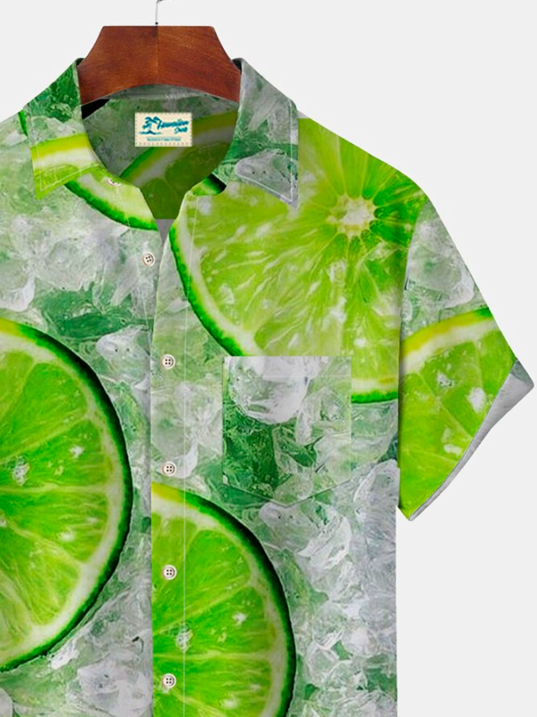 Áo Hawaii chanh đá đi biển dành cho mùa hè