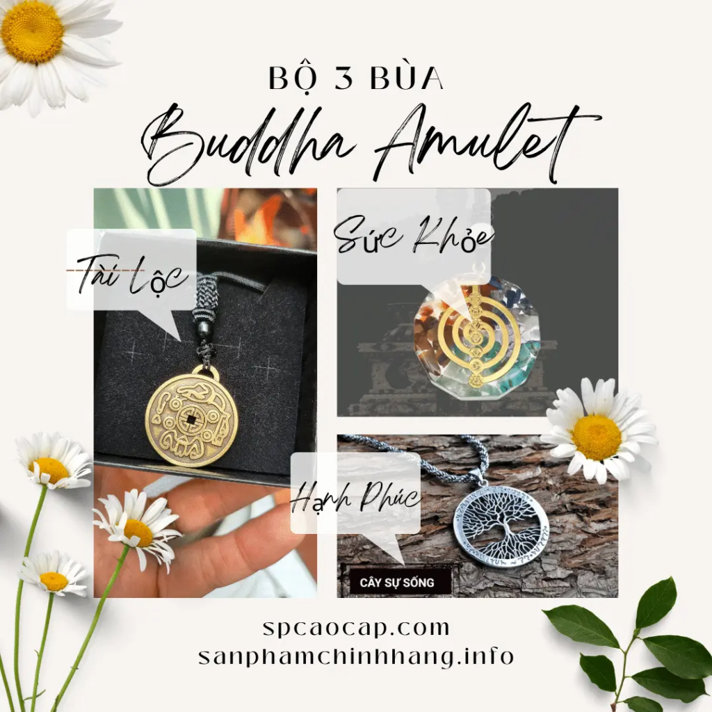 Buddha Amulet Chính Hãng Tây Tạng Có giấy chứng nhận đi kèm