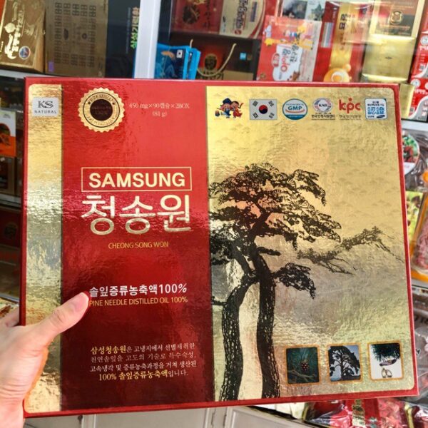 Tinh dầu thông đỏ Samsung chính phủ Hàn Quốc 180v mẫu mới 2020 3